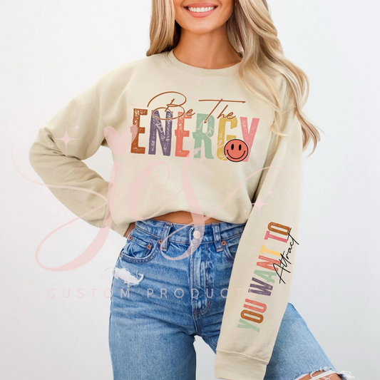 Be the Energy Crop Top Sweater