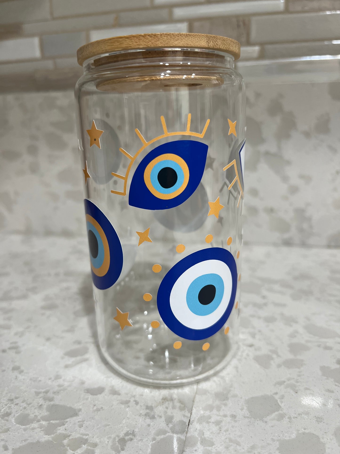 Evil eye Libbey Glass